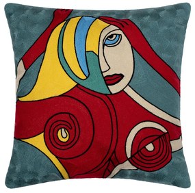 Διακοσμητική Μαξιλαροθήκη (45x45) Silk Fashion Polygazo100