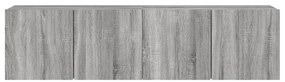 vidaXL Ντουλάπια Τοίχου Τηλεόρασης 2 Τεμ. Γκρι Sonoma 80 x 30 x 41 εκ.