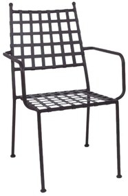 Πολυθρόνα Paton Μεταλλική Mesh Sand Brown 54x62x92cm