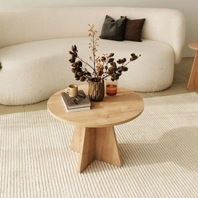 Τραπεζάκι Σαλονιού Sapphire Δρυς GOOPA 60x60x40