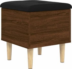 vidaXL Παγκάκι Αποθήκευσης Καφέ Δρυς 42 x 42 x 46 εκ. Επεξεργ. Ξύλο