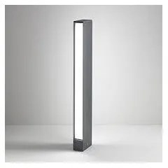 Επιδαπέδιο Φωτιστικό 2xLED 7W IP54 3000K Γκρι Slat LD0155G3 Zafferano-LD0155G3-Γκρι LD0155G3