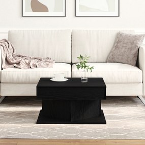 vidaXL Τραπεζάκι σαλονιού Μαύρο Δρυς 57x57x30 εκ. Φτιαγμένο από ξύλο
