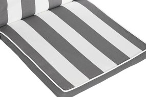 Μαξιλάρι έδρας DKD Home Decor Γκρι Λευκό (42 x 4 x 115 cm)