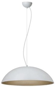 Κρεμαστό Φωτιστικό Οροφής Plexiglass 3xΕ27 Φ47 130-03/47 Arkolight-130-62-03/47-Λευκό-Χρυσό 130-62-03/47