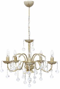 Πολυέλαιος Οροφής Heronia Bistro 01-0318 White/Bronze