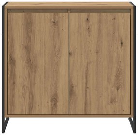 vidaXL Βοηθητικό ντουλάπι Καρυδιά Χειροποίητης Εργασίας