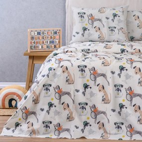Σεντόνια Μονά (Σετ) Melinen Kids Line Doggy