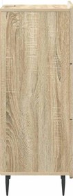 vidaXL Ντουλάπι με Συρτάρια 33 x 34,5 x 92 εκ. Επεξεργασμένο Ξύλο