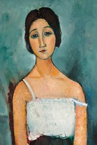 Αναπαραγωγή Christina, Portrait of a Girl in White, Amedeo Modigliani