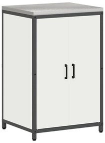 vidaXL Σετ Αποθήκευσης Κουζίνας 3 pcs Λευκό Ψυχρής έλασης χάλυβας