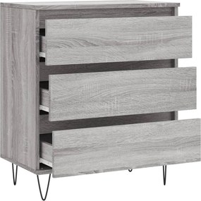 vidaXL Ντουλάπι Γκρι Sonoma 60x35x70 εκ. από Επεξεργασμένο Ξύλο