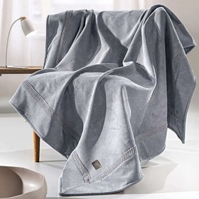 Ριχτάρι Rubicon Silver Guy Laroche Τριθέσιο 170x300cm Microfiber-Polyester