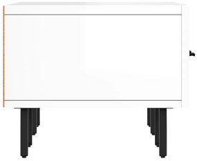 vidaXL Έπιπλο Τηλεόρασης Γυαλ. Λευκό 150x36x30 εκ. Επεξεργασμένο Ξύλο