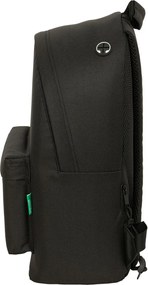 Σχολική Τσάντα Benetton benetton basics Μαύρο 31 x 41 x 16 cm