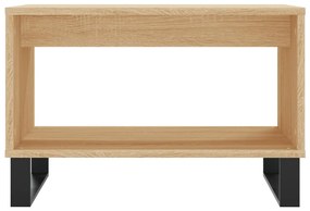 vidaXL Τραπεζάκι Σαλονιού Sonoma Δρυς 60x50x40 εκ. από Επεξεργ. Ξύλο