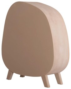 ΡΑΦΙΕΡΑ ΣΕΙΡΑ SANTORINI  MDF ΣΕ ΚΑΦΕ ΧΡΩΜΑ 120x38x133Υεκ.
