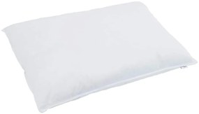 vidaXL Μαξιλάρι με μαξιλάρι Λευκό 50 x 70 cm Φτερό