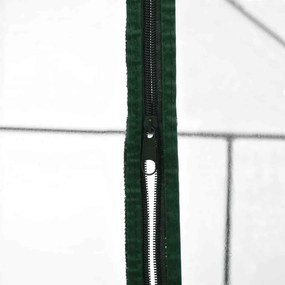 vidaXL Θερμοκήπιο με 8 Ράφια 143 x 143 x 195 εκ.