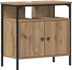 vidaXL Σετ Επίπλων Μπάνιου 4 τεμ. Artisan Oak Επεξεργασμένο Ξύλο