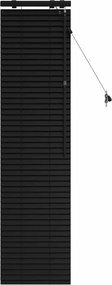 vidaXL Βενετσιάνικη Σκίαση Μαύρο 45 x 160 εκ. 35 mm