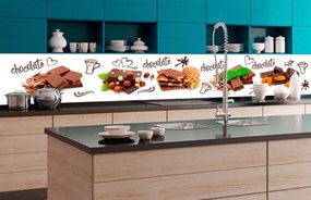Αυτοκόλλητη φωτοταπετσαρία για σοκολάτα κουζίνας - 180x60