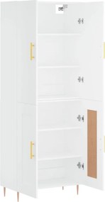 vidaXL Ντουλάπι Λευκό 69,5x34x180 εκ. από Επεξεργασμένο Ξύλο