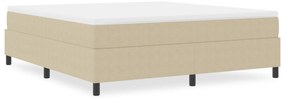 vidaXL Κρεβάτι Box Spring Ανοιχτό Πράσινο Γκρι Σούπερ Κινγκ Από Κορδέλα