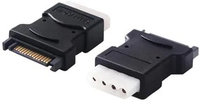 POWERTECH αντάπτορας SATA 15-Pin (M) σε 4-Pin Molex CAB-W015