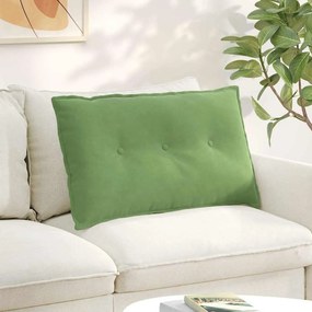 vidaXL Μαξιλάρι Πλάτης Ανοιχτό Πράσινο 80 x 50 x 19 cm