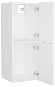 Ντουλάπι Μπάνιου Λευκό 30 x 30 x 80 εκ. από Επεξ. Ξύλο - Λευκό