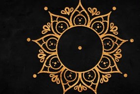 Intra απο ξύλο plywood 3mm-4mm πάχος – Διακόσμηση τοίχου Mandala Cut Laser Δίασταση  40x30 cm INTRAFABR-103951750