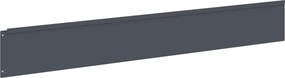 VidaXL Περίγραμμα γκαζόν 30 τμχ. 100 x 15 cm Steel Ανθρακί