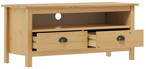 vidaXL Έπιπλο Τηλεόρασης Hill Μελί 110x40x47 εκ. Ξύλο Πεύκου