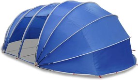 vidaXL Σκηνή πισίνας τύπου θόλου Μπλε 538 x 440 x 204 εκ.