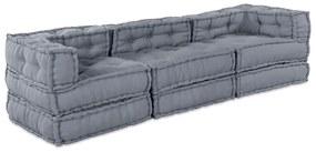 vidaXL Μαξιλάρι 3 pcs Γκρι 70 x 70 x 54 εκ Πολυεστέρας