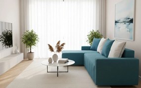 Γωνιακός καναπές Odette-Γαλάζιο