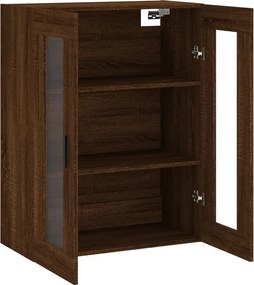 vidaXL Ντουλάπι Τοίχου Καφέ Δρυς 69,5 x 34 x 90 εκ.