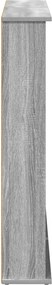 vidaXL Ντουλάπα CD 2 τμχ. Γκρι Sonoma 60 x 17 x 92 εκ.
