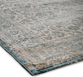Χαλί Διαδρόμου (67x140) Βιοκαρπέτ Gossip 8504A White Blue