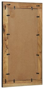 vidaXL Καθρέφτης  90x2x50 cm Συμπαγές Ξύλο Ακακίας