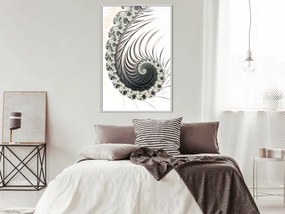 Αφίσα - Fractal Spiral (Positive) - 40x60 - Χρυσό - Χωρίς πασπαρτού