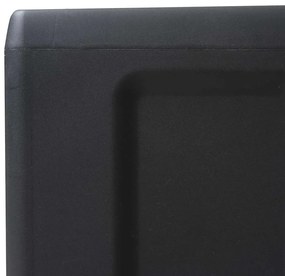 vidaXL Ντουλάπα Αποθήκευσης Εξωτερικού Χώρου με 3 Ράφια Μαύρη / Γκρι