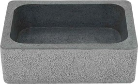 vidaXL Νιπτήρας Μαύρος 45 x 30 x 15 εκ. από Riverstone