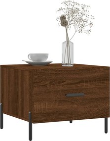 vidaXL Τραπεζάκια Σαλονιού 2 τεμ Brown Oak 50x50x40 εκ Επεξ. Ξύλο