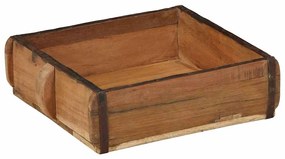 vidaXL Δίσκος με αποθήκευση 2 pcs Καφέ 31 x 29 x 10 εκ
