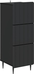 vidaXL Ντουλάπι με Συρτάρια 33 x 34,5 x 92 εκ. Επεξεργασμένο Ξύλο