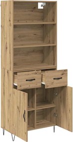 vidaXL Highboard 2 pcs Artisan Oak 69,5 x 34 x 180 εκ.