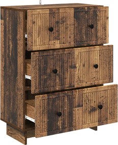 vidaXL Ντουλάπι με Συρτάρια 66 x 34,5 x 90 εκ Επεξεργασμένο Ξύλο