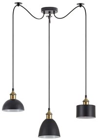 Φωτιστικό Οροφής Magnum Flex 77-8974 45x45x300cm 3xE27 60W Black-Bronze Homelighting